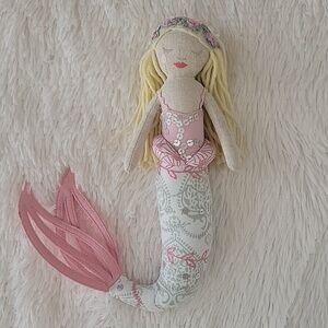 Pottery Barn Kids Mermaid Plush Small 10"